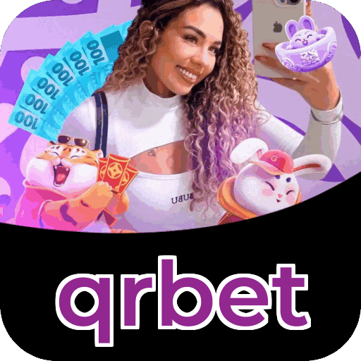 Interface do aplicativo qrbet mostrando jogos disponíveis no iOS e Android